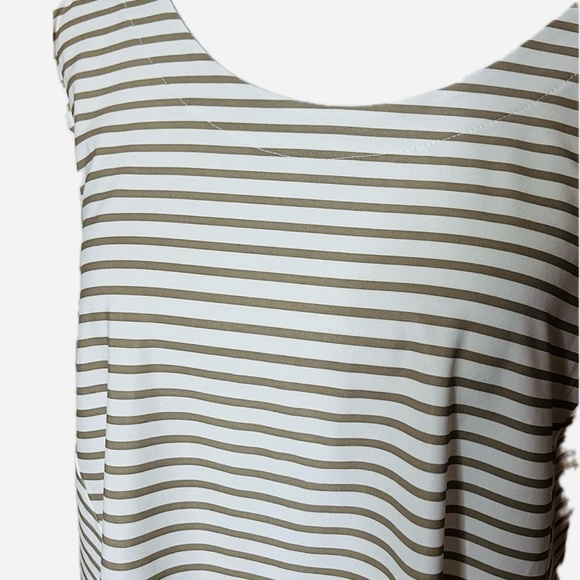 Helly Hansen Striped Short Sleeve Cris’s-Cross Back Top | Size XL - Picture 2 of 6